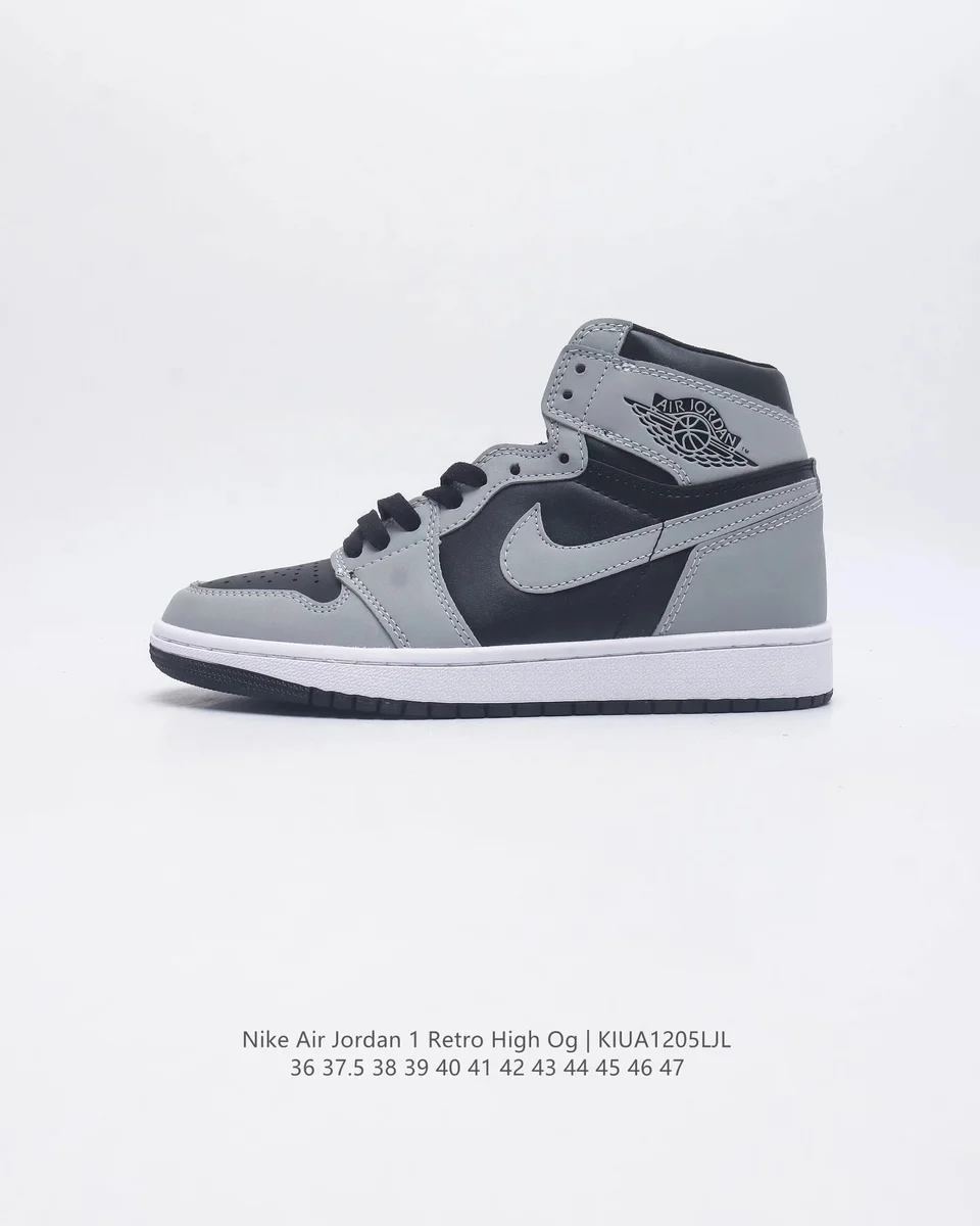 Nike Air Jordan 1 Retro High OG 'Shadow Grey' Sneakers