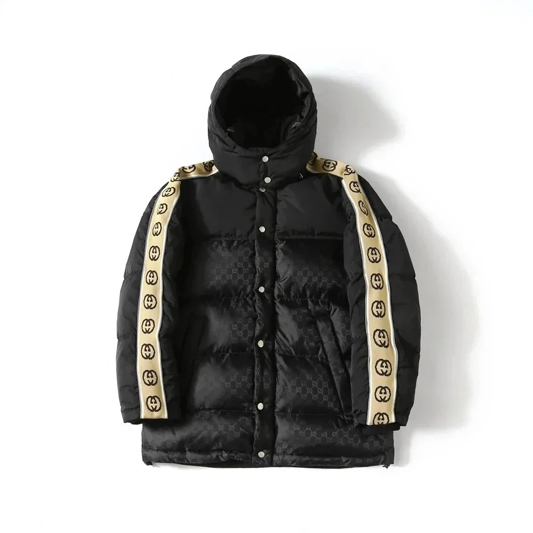 Gucci GG Monogram Black Puffer Jacket