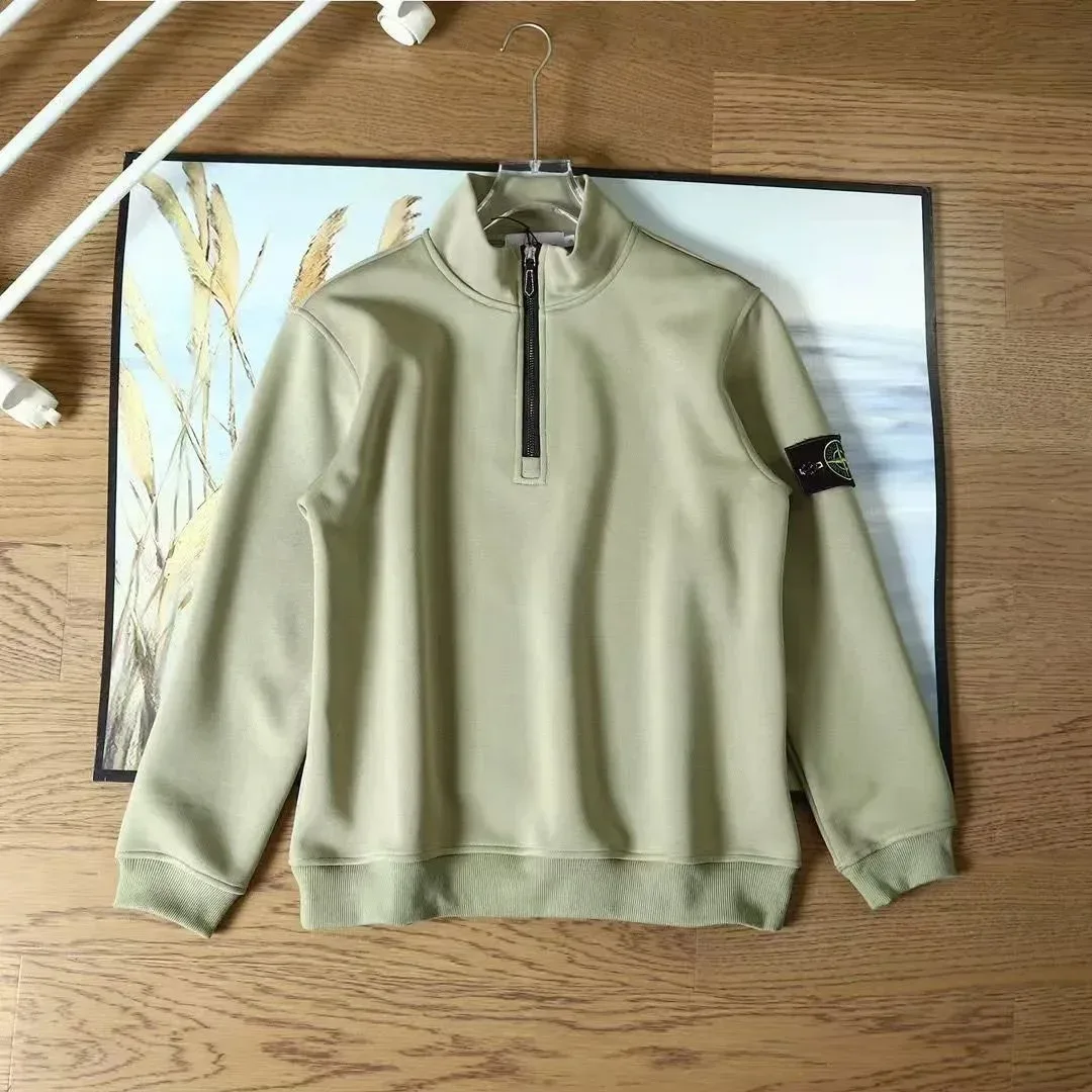 Stone Island 68-15 Olive Green Hoodie