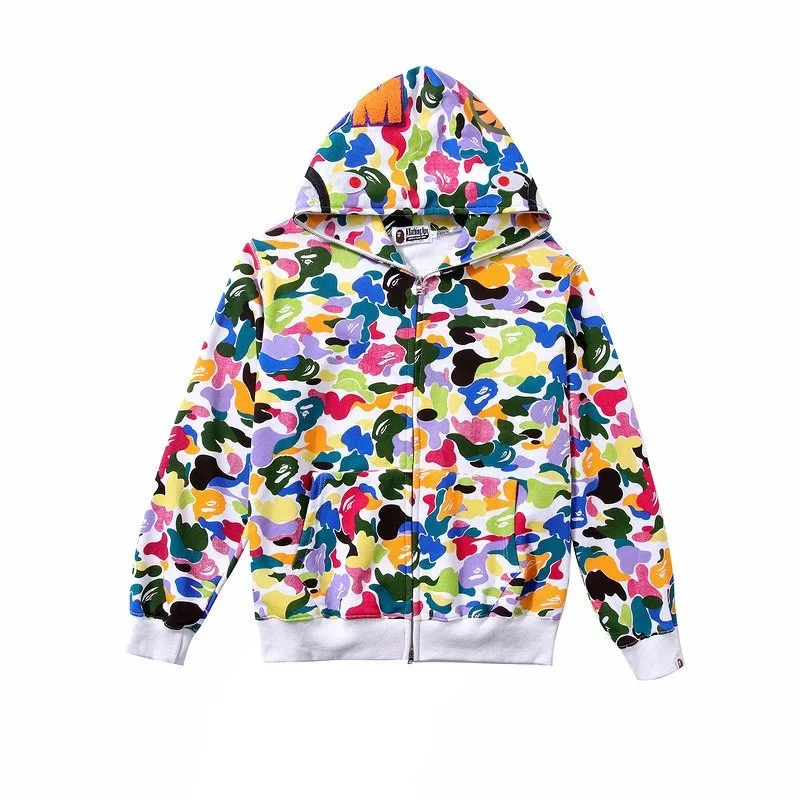 A Bathing Ape BAPE STA凌乱彩拼 Hoodie