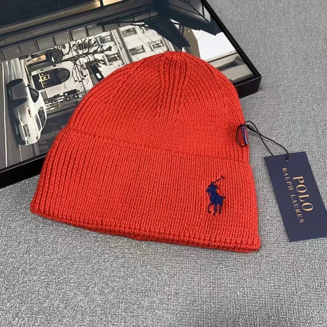 Polo Ralph Lauren Red Pony Beanie Hat