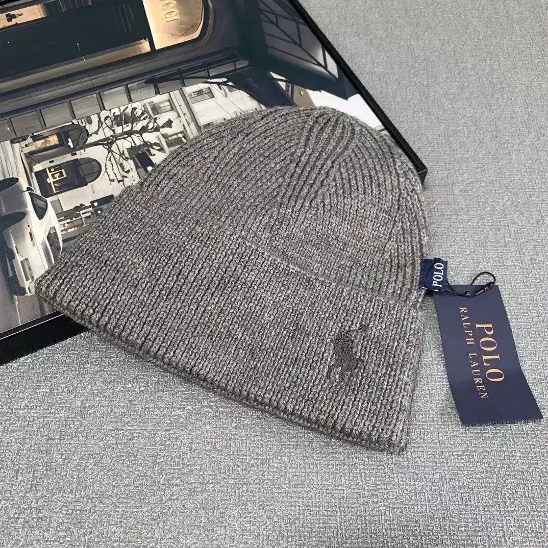Polo Ralph Lauren Pony Beanie Light Grey Headwear
