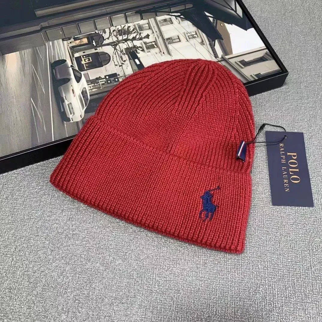 Polo Ralph Lauren Red Pony Beanie Hat