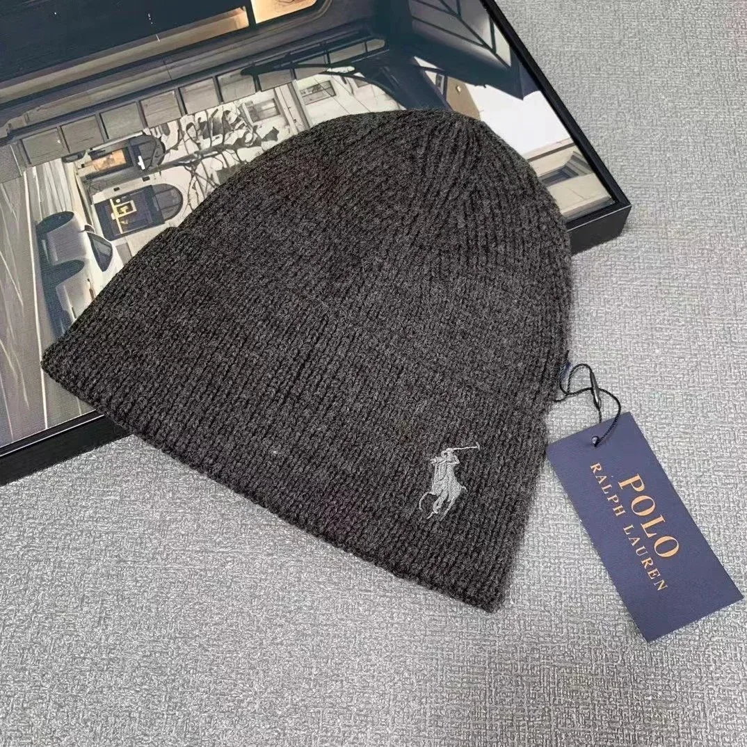 Polo Ralph Lauren Pony Beanie Deep Grey Headwear