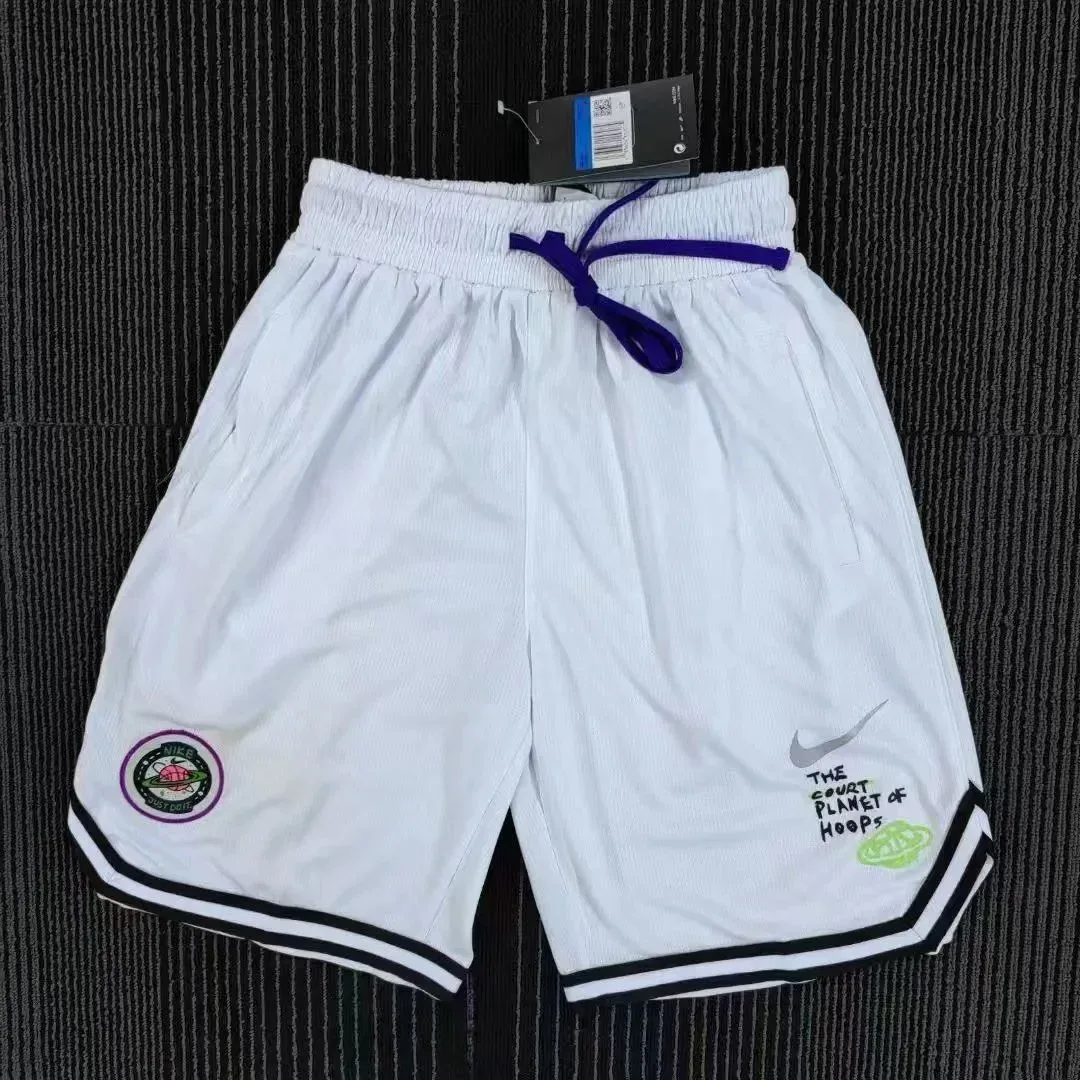 Nike Air Force 1 White 'The Court Planet of Hoops' Shorts