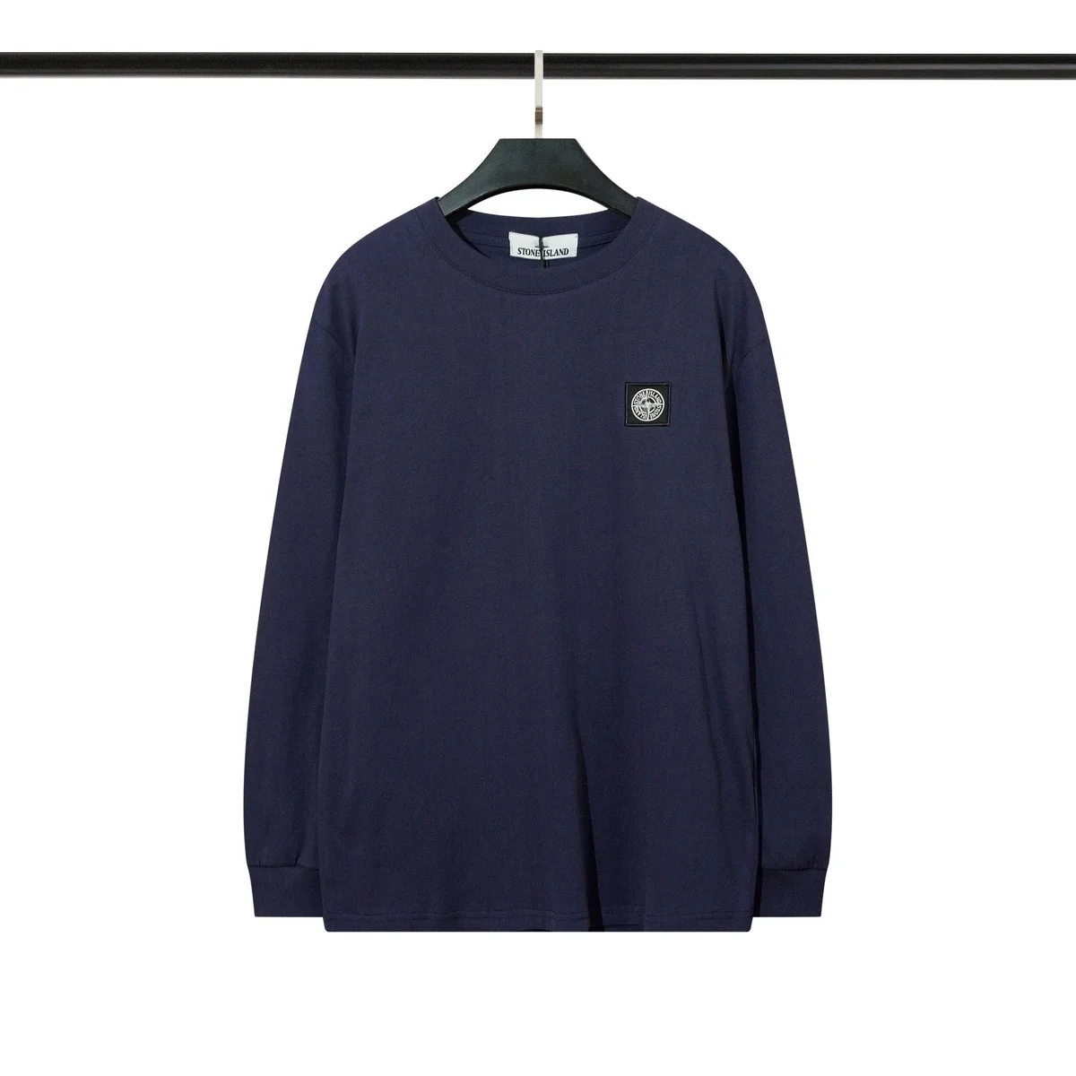 Stone Island 68-15 BB003 Navy Long Sleeve T-Shirt