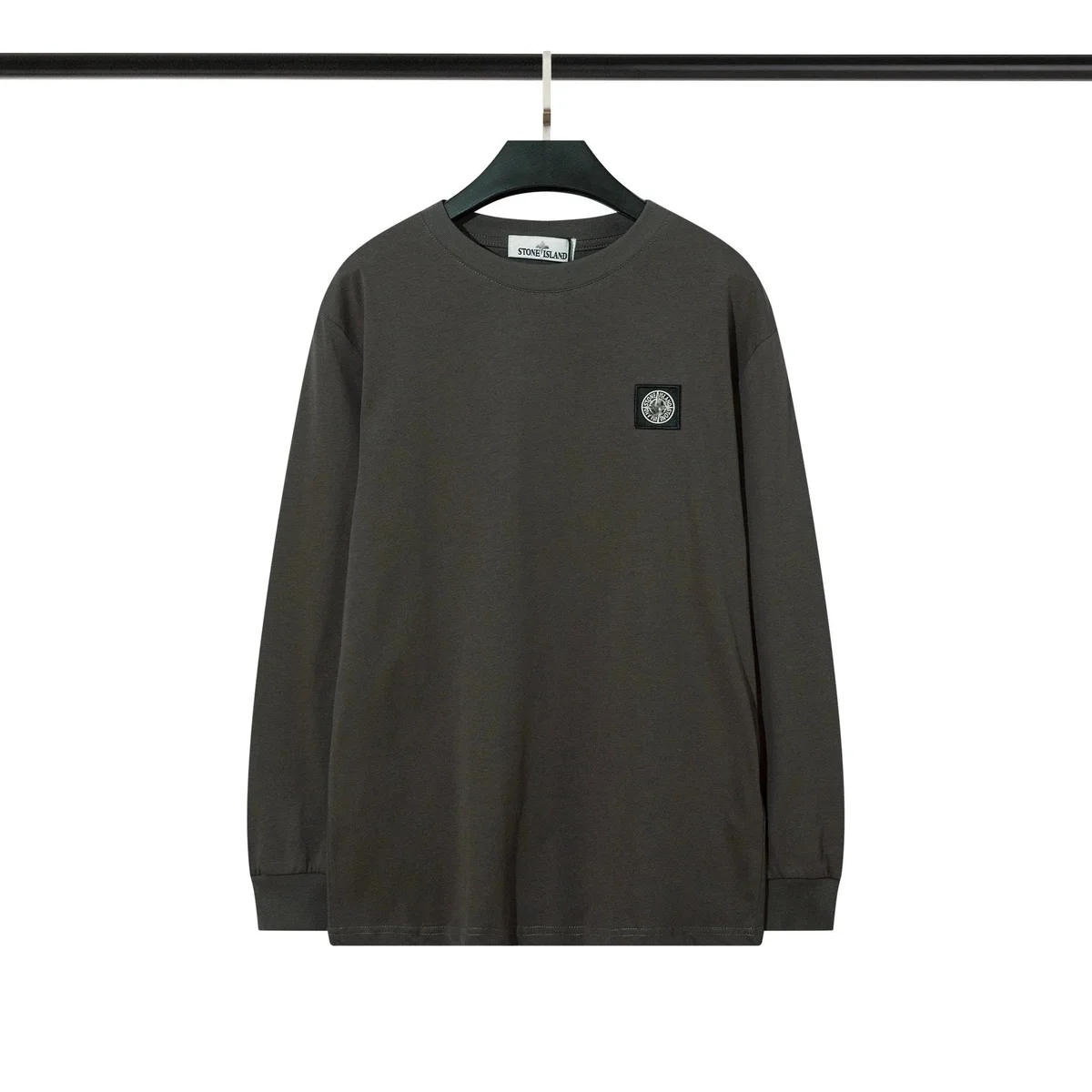 Stone Island 68-15 BB008 Dark Grey Long Sleeve T-Shirt
