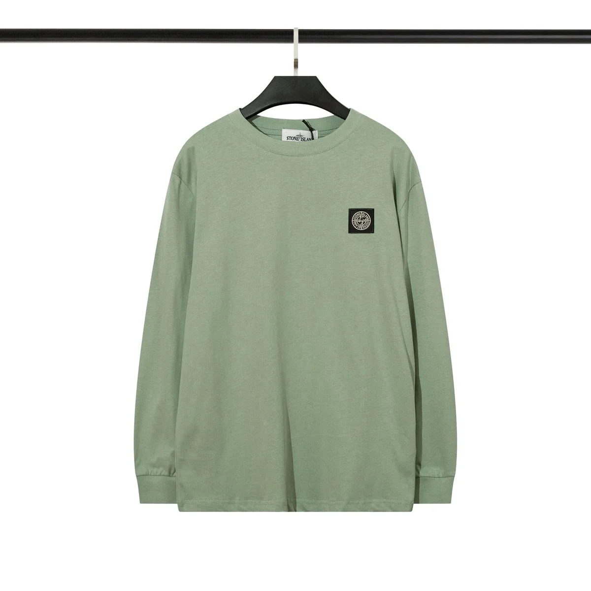 Stone Island 68-15 Green Long Sleeve T-Shirt