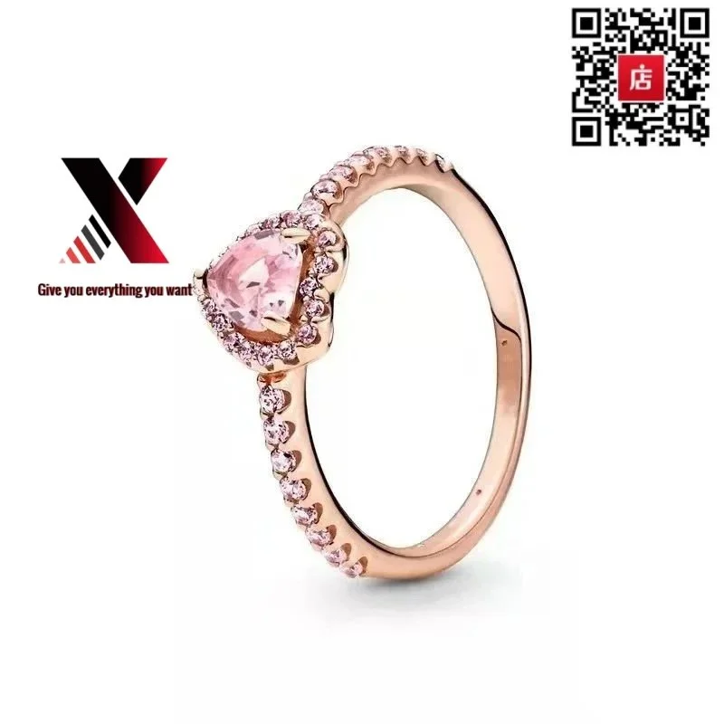 Pandora Return to Tiffany Pink Heart Ring
