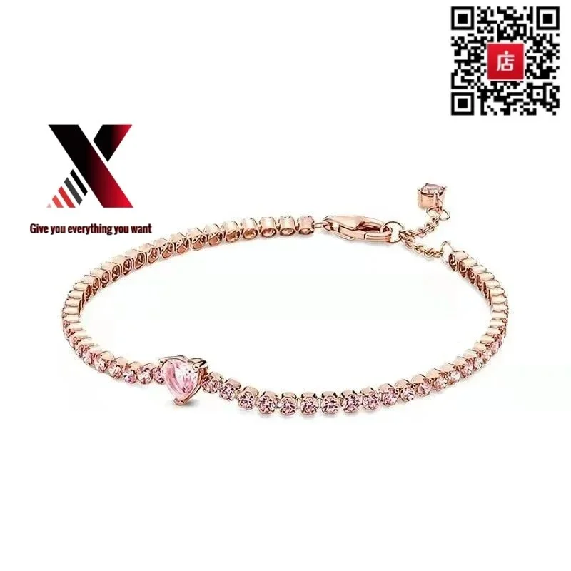 Pandora Return to Tiffany Pink Heart Bracelet