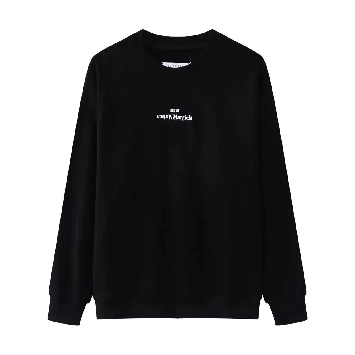 Maison Margiela Black 'uostewWMargiela' Sweatshirt
