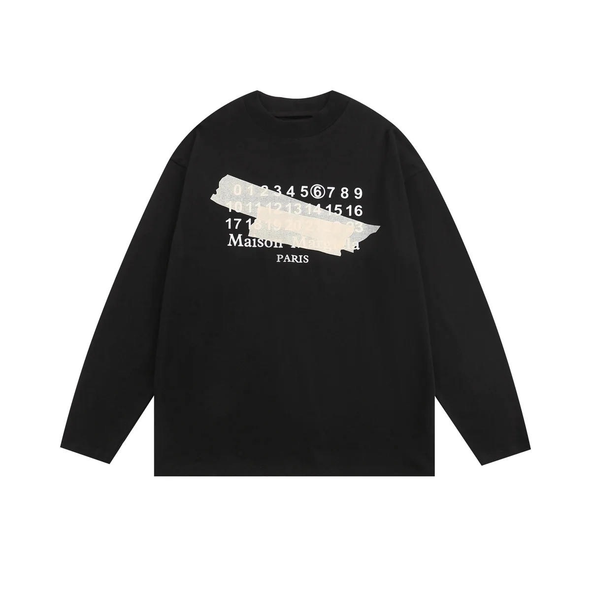 Maison Margiela 18 Black Long Sleeve T-Shirt