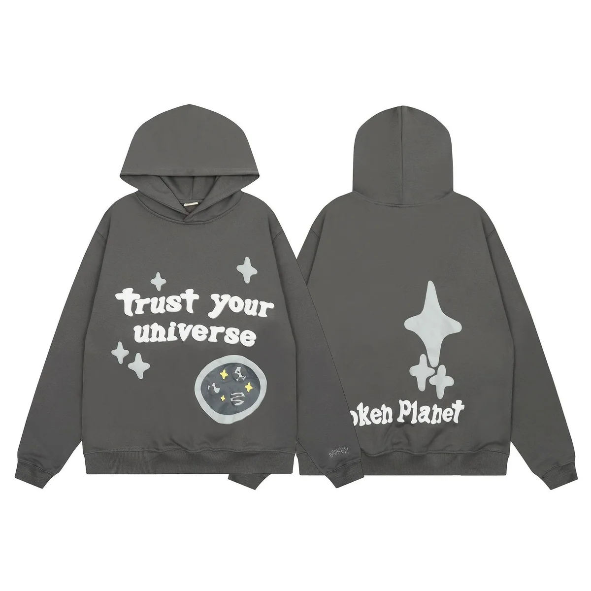 Trust Your Universe Hoodie in Grey