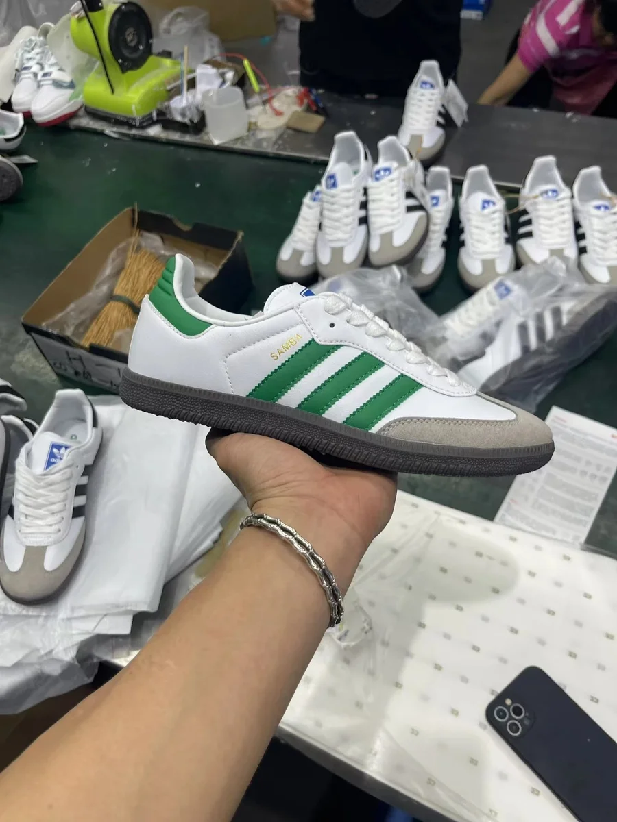 Adidas Adidas Samba White/Green Sneakers White - 1