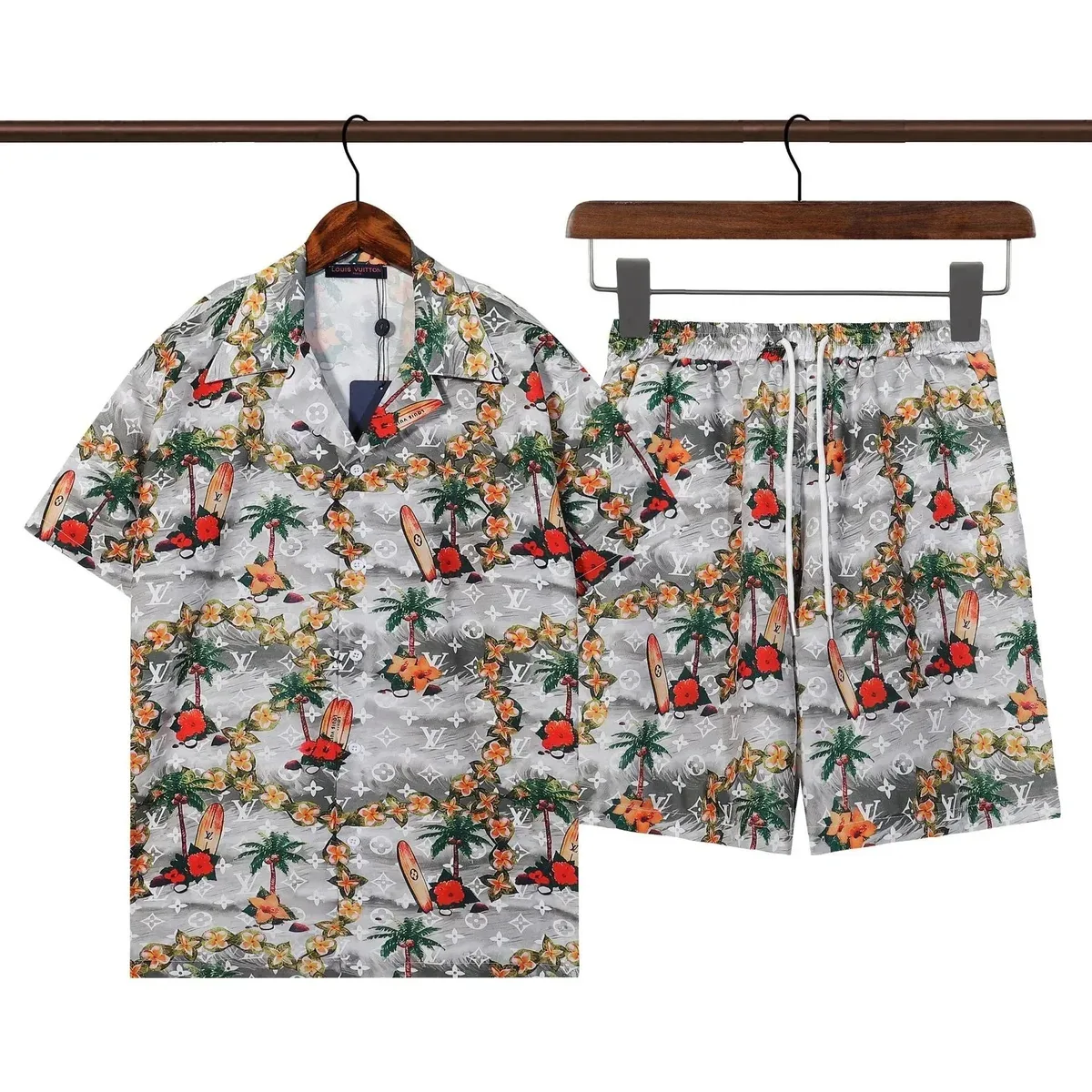 Louis Vuitton Neverfull Tropical Print Set