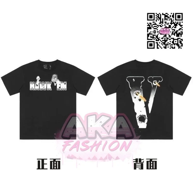 Black 'Hawk' T-Shirt Streetwear