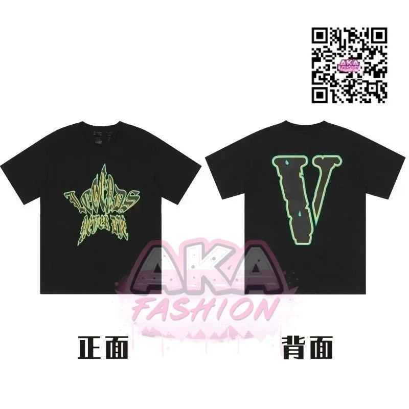 Unisex VLONE V Logo Black T-Shirt