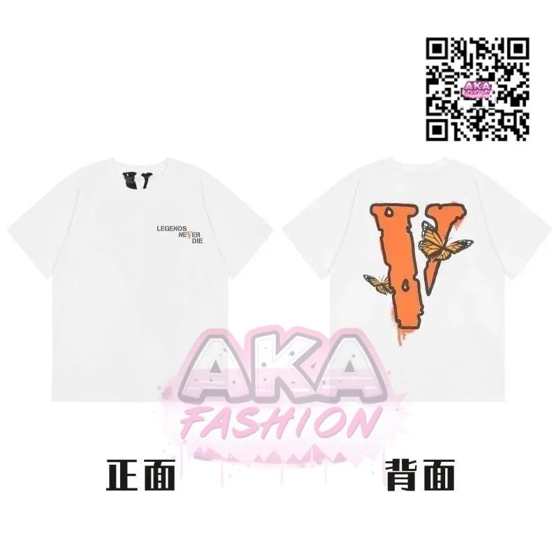Unisex White 'Legends Never Die' VLTN T-Shirt