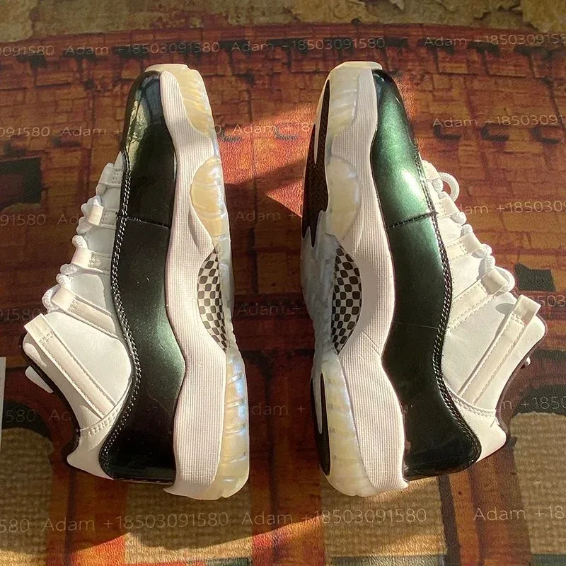 Nike Air Jordan 11 Low Obsidian Green Sneakers