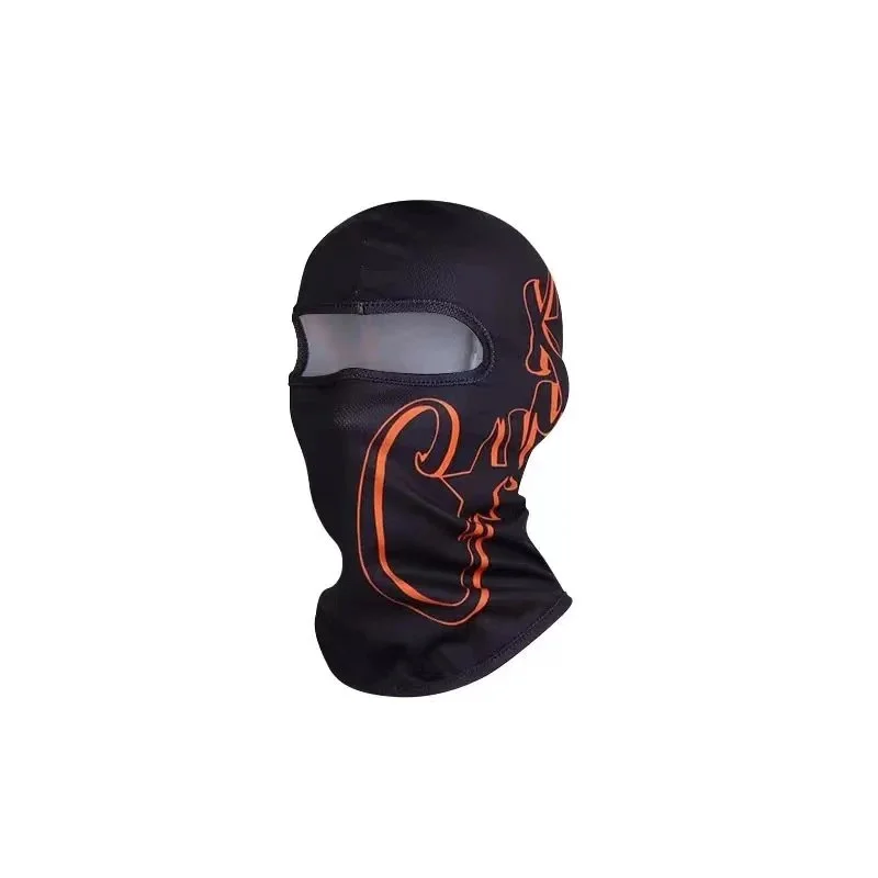 Black and Orange 'C' Balaclava Headwear