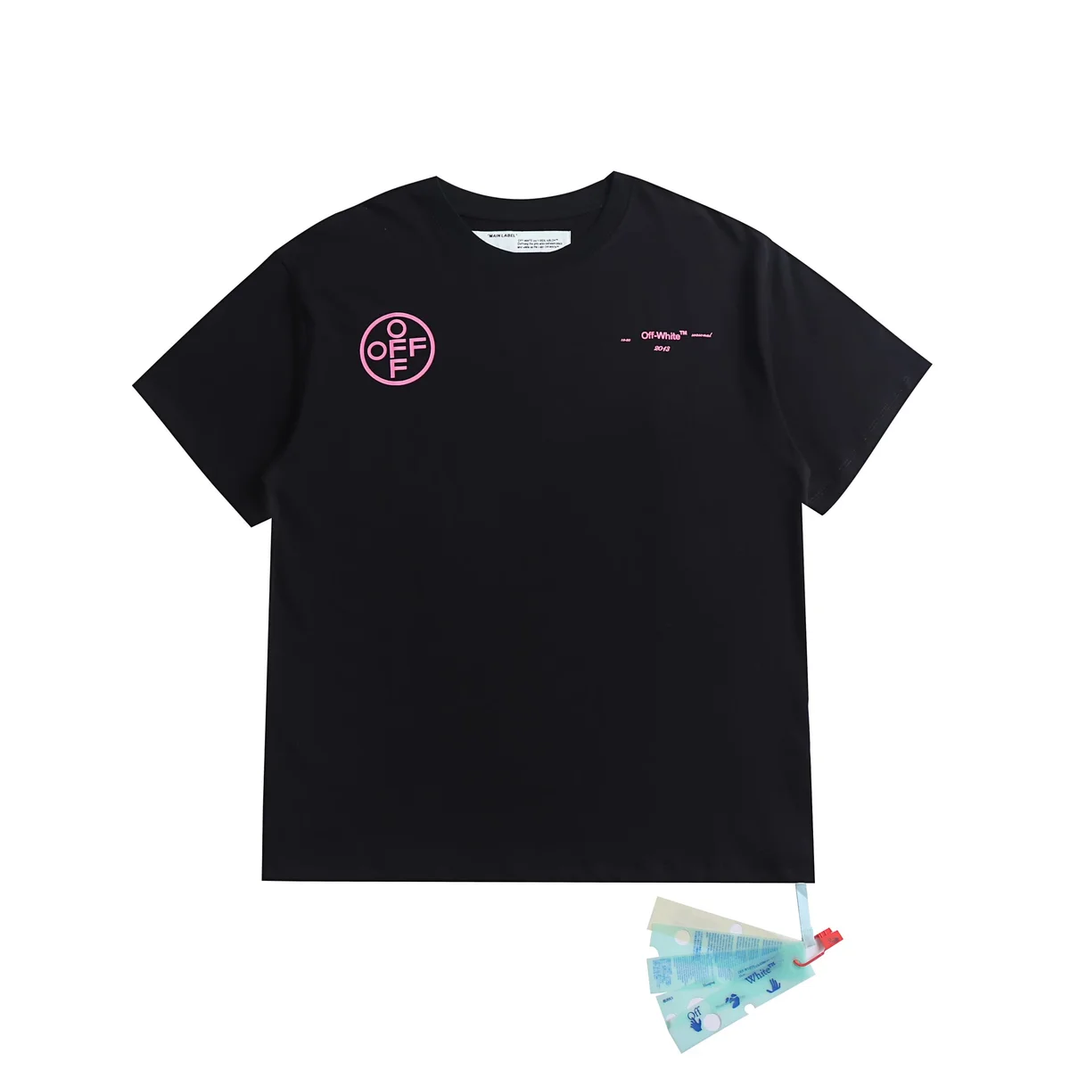 Off-White Black Pink Logo T-Shirt