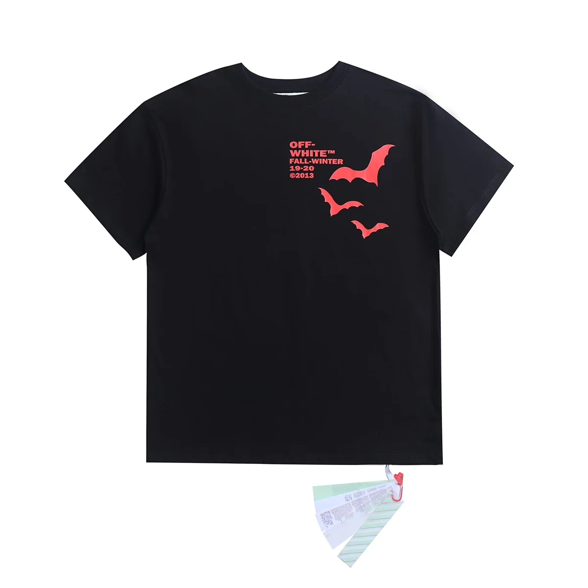 Off-White Black Bat Print T-Shirt