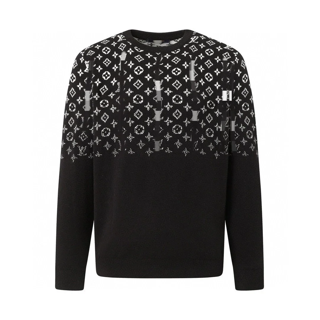 Louis Vuitton Monogram Crewneck Sweater Black