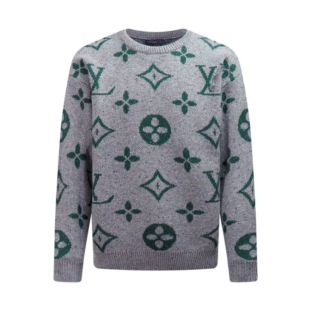 Louis Vuitton Classic Logo Sweater Grey/Green