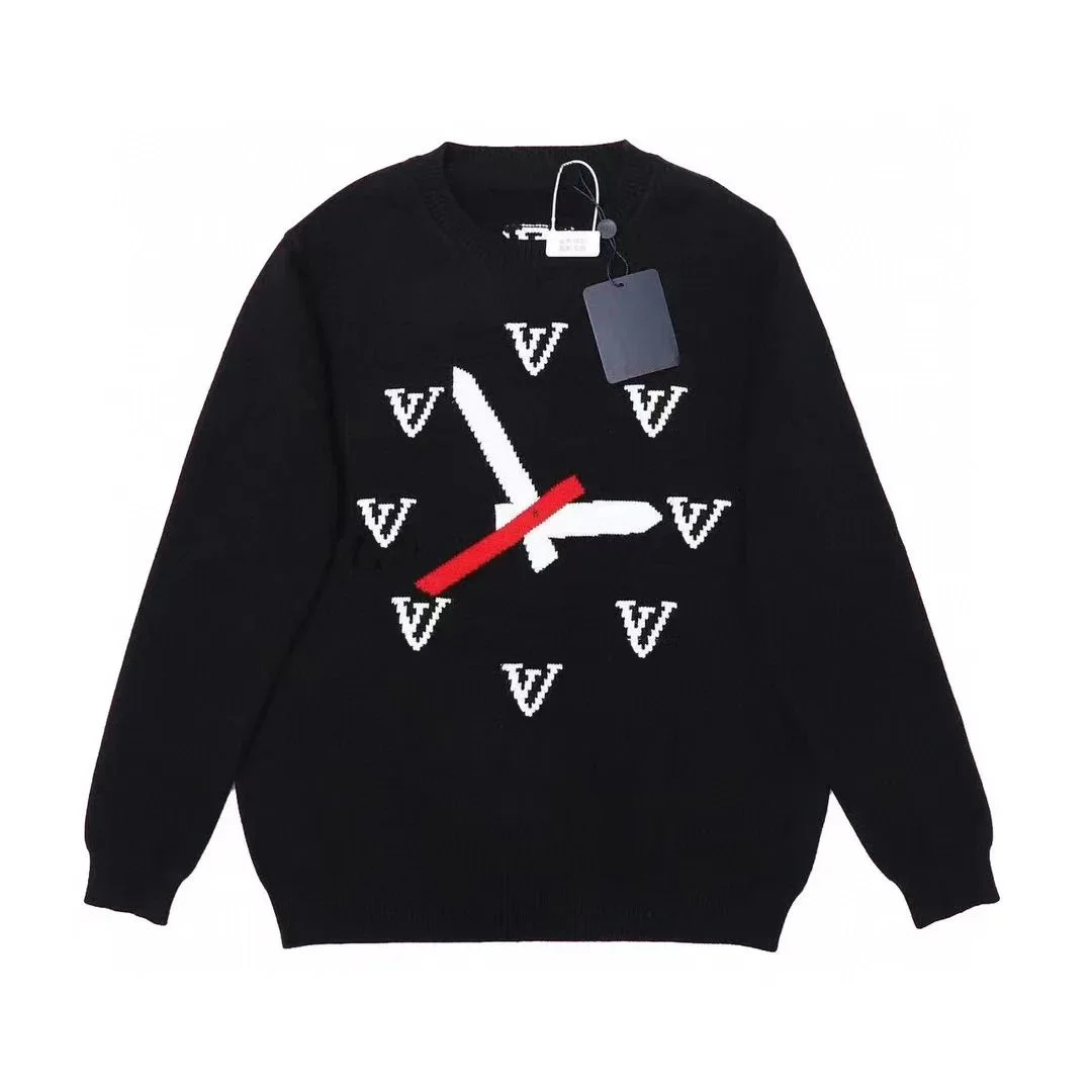 Louis Vuitton LV Trainer Clock Knit Sweater Black