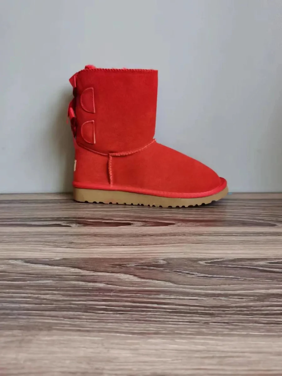 UGG Classic Short Red Bow Boots