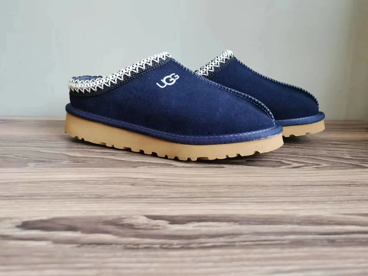 UGG Classic Short Navy Blue Slippers