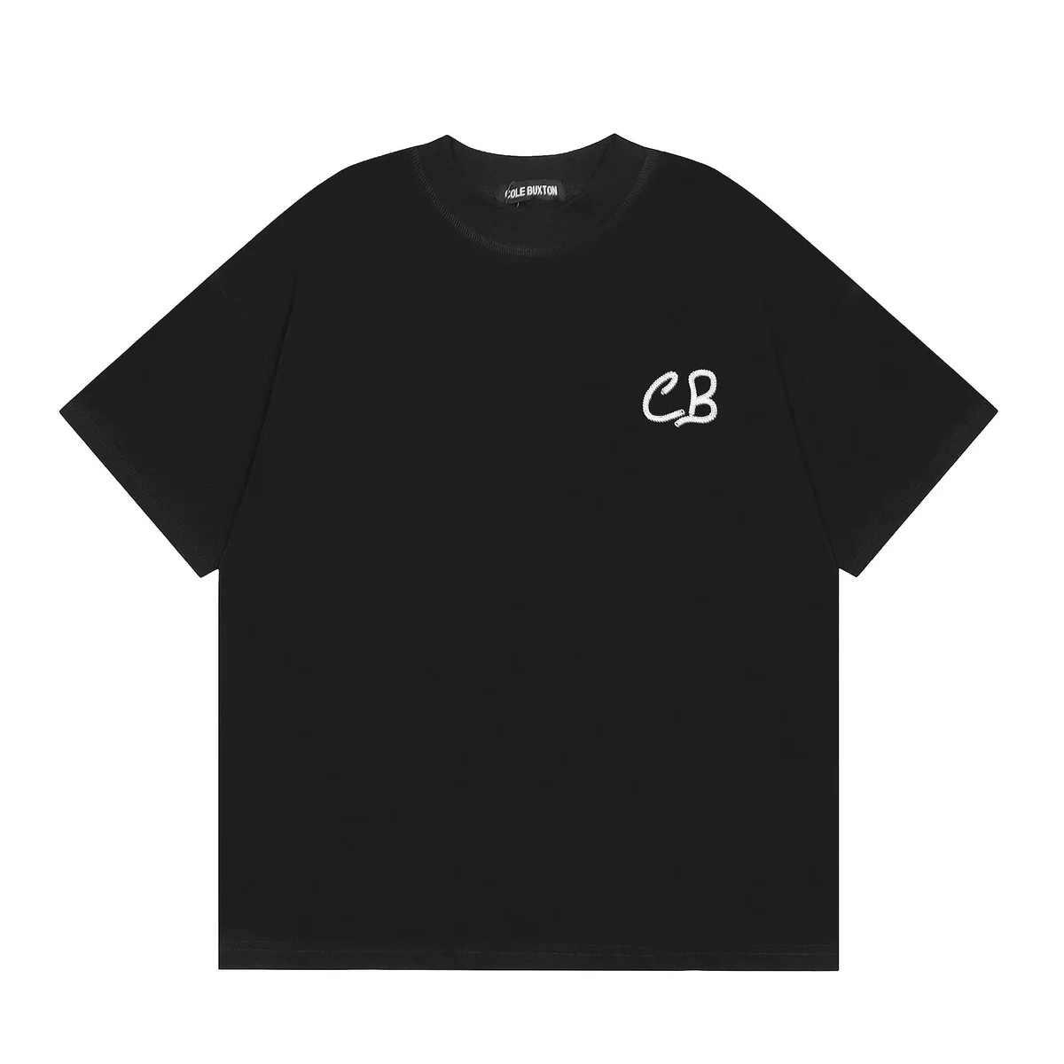 Cole Buxton CB Embroidered Black T-Shirt