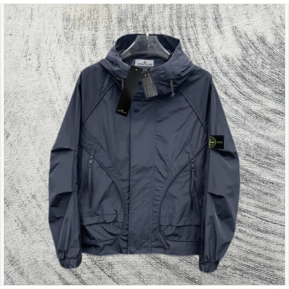 Stone Island 68-15 Navy Hooded Jacket