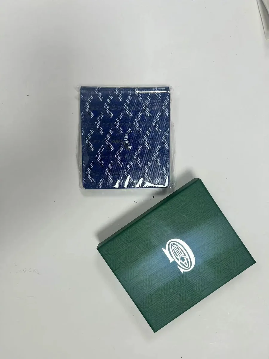 Goyard YARD Classic Wallet Navy Blue