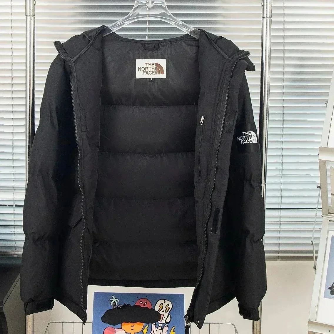 The North Face Nuptse Black Parka