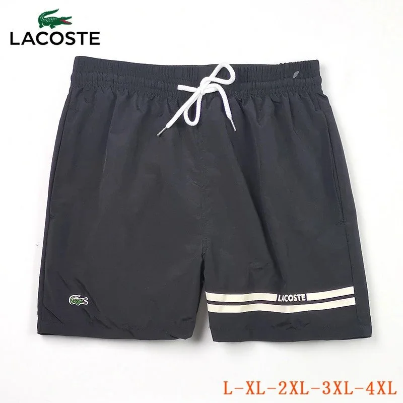 Lacoste Navy Solid Shorts