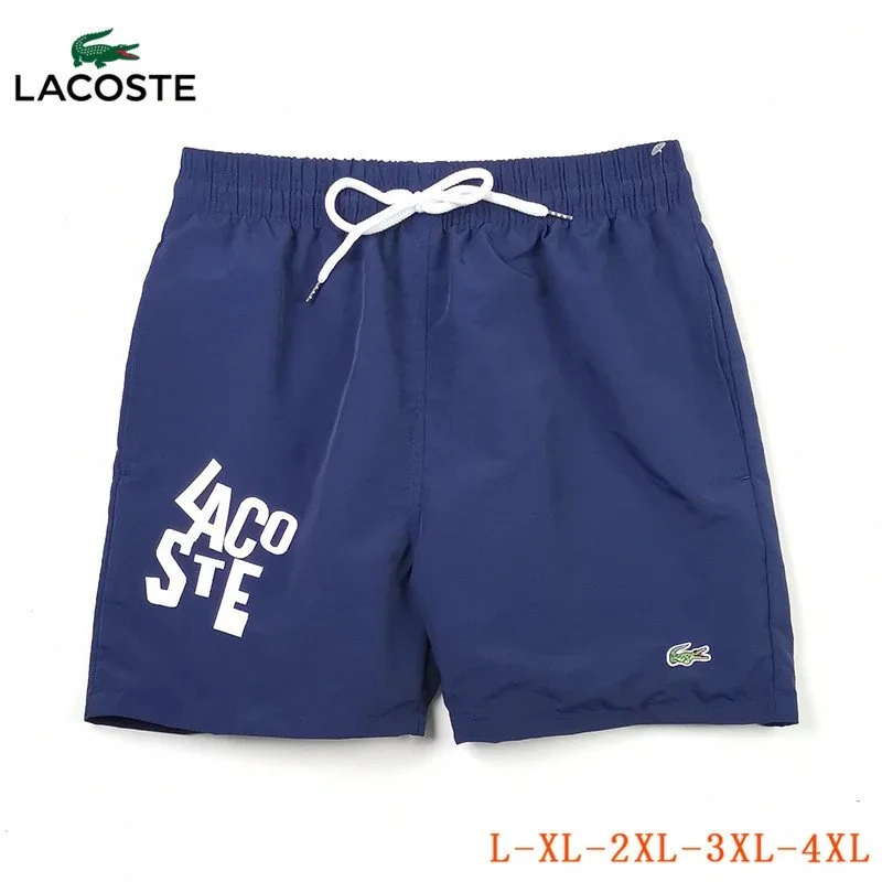Lacoste Navy Blue Shorts with Crocodile Logo