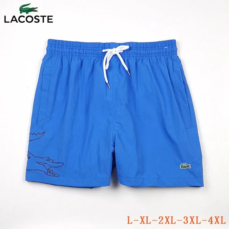 Lacoste Blue Crocodile Print Shorts