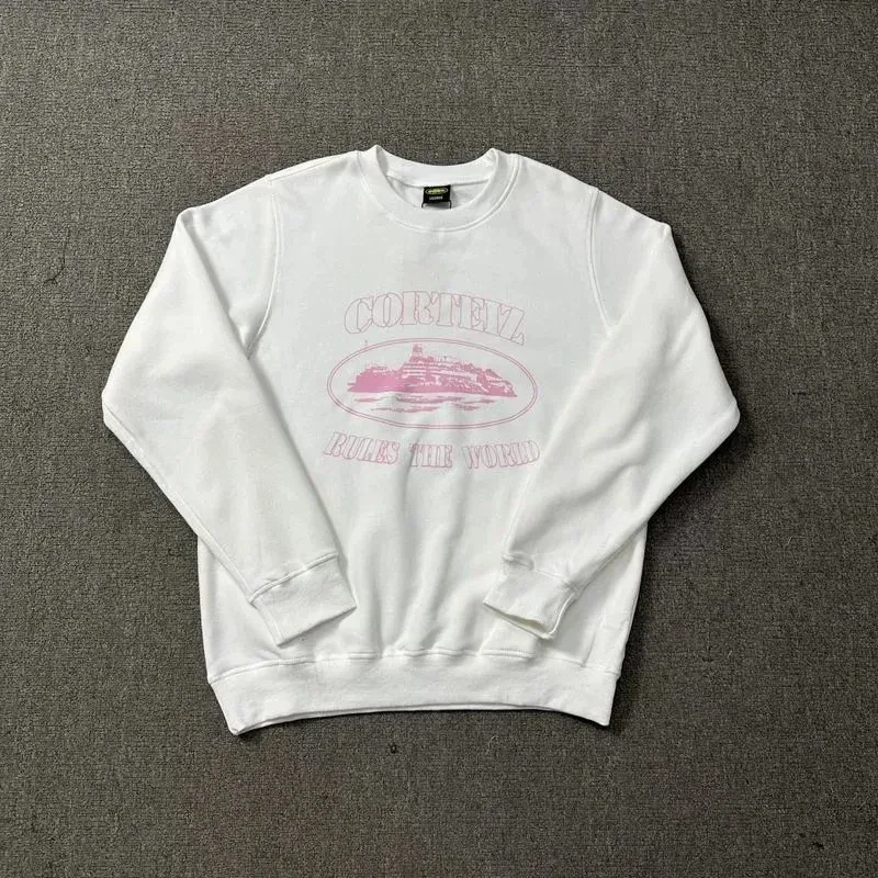 Cortez Rules the World White Oversized Sweatshirt