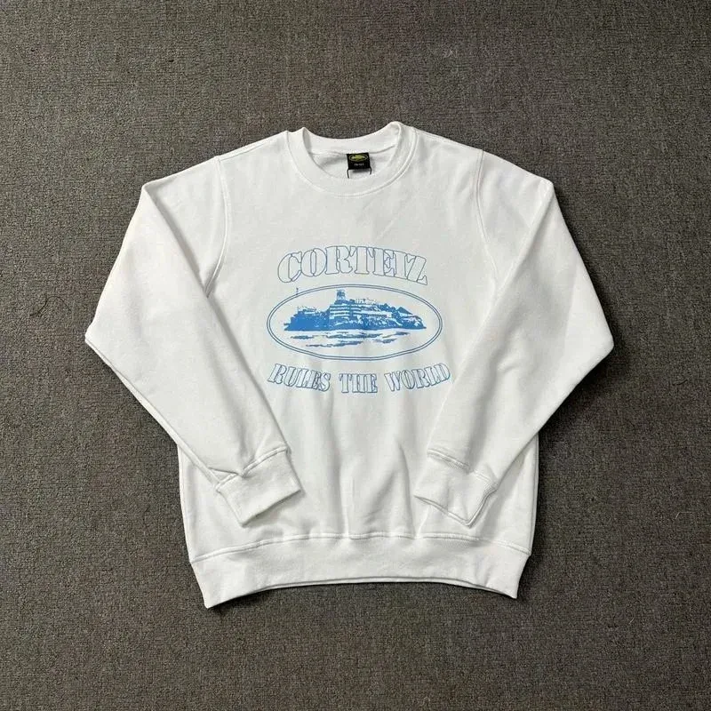 Cortez 03 White Rules the World Crewneck Sweatshirt
