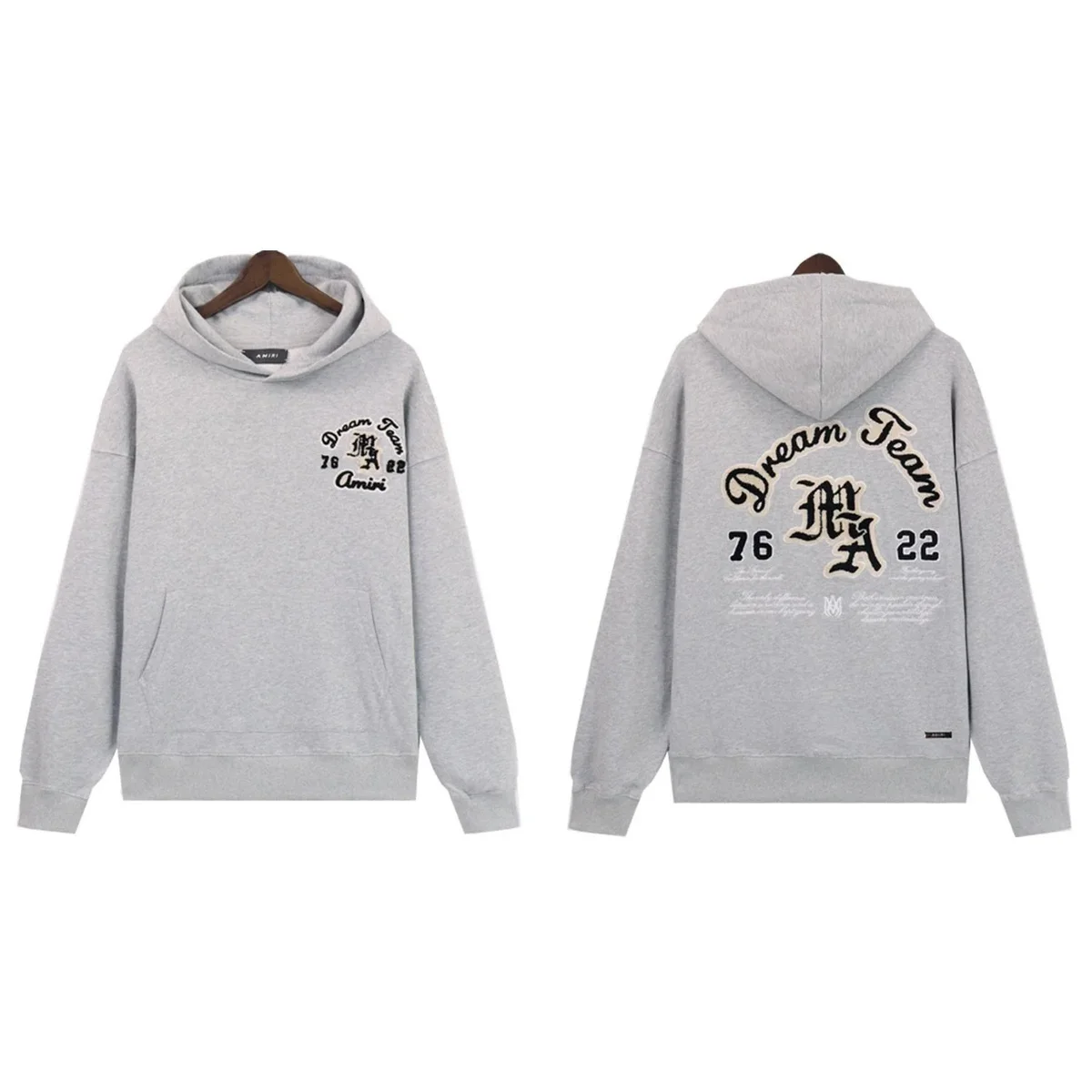 Amiri Dream Team Grey Hoodie