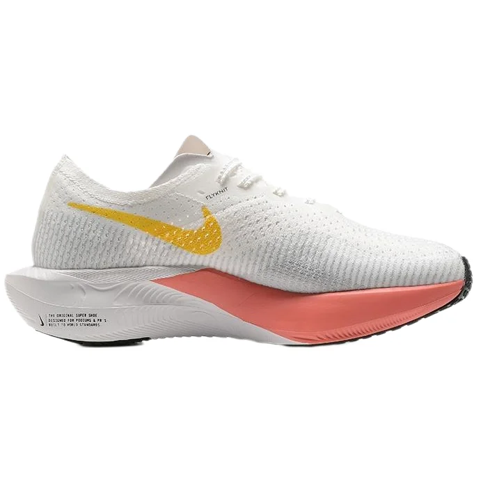 Nike Air Zoom Vaporfly NEXT% White/Yellow Running Shoe