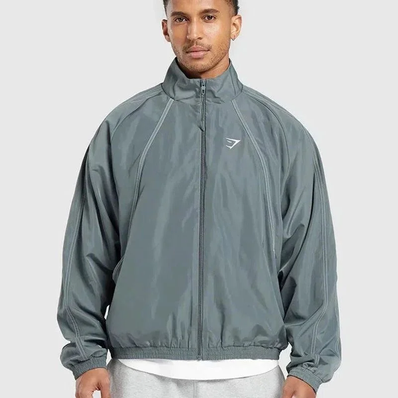 Gymshark Windbreaker Jacket Olive Green