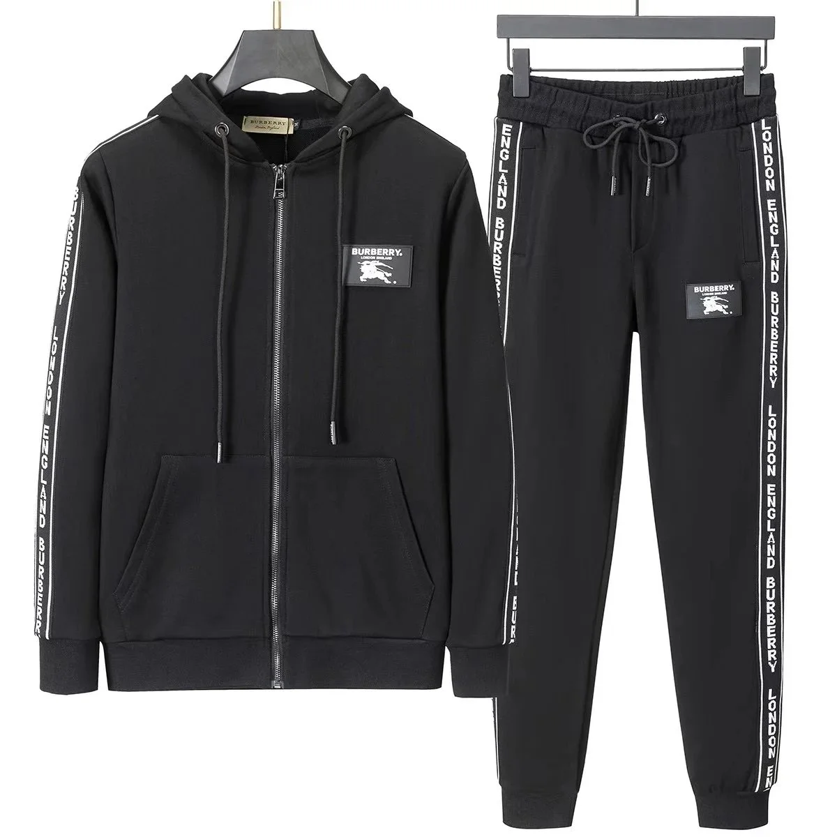 Burberry Black London Tracksuit Set