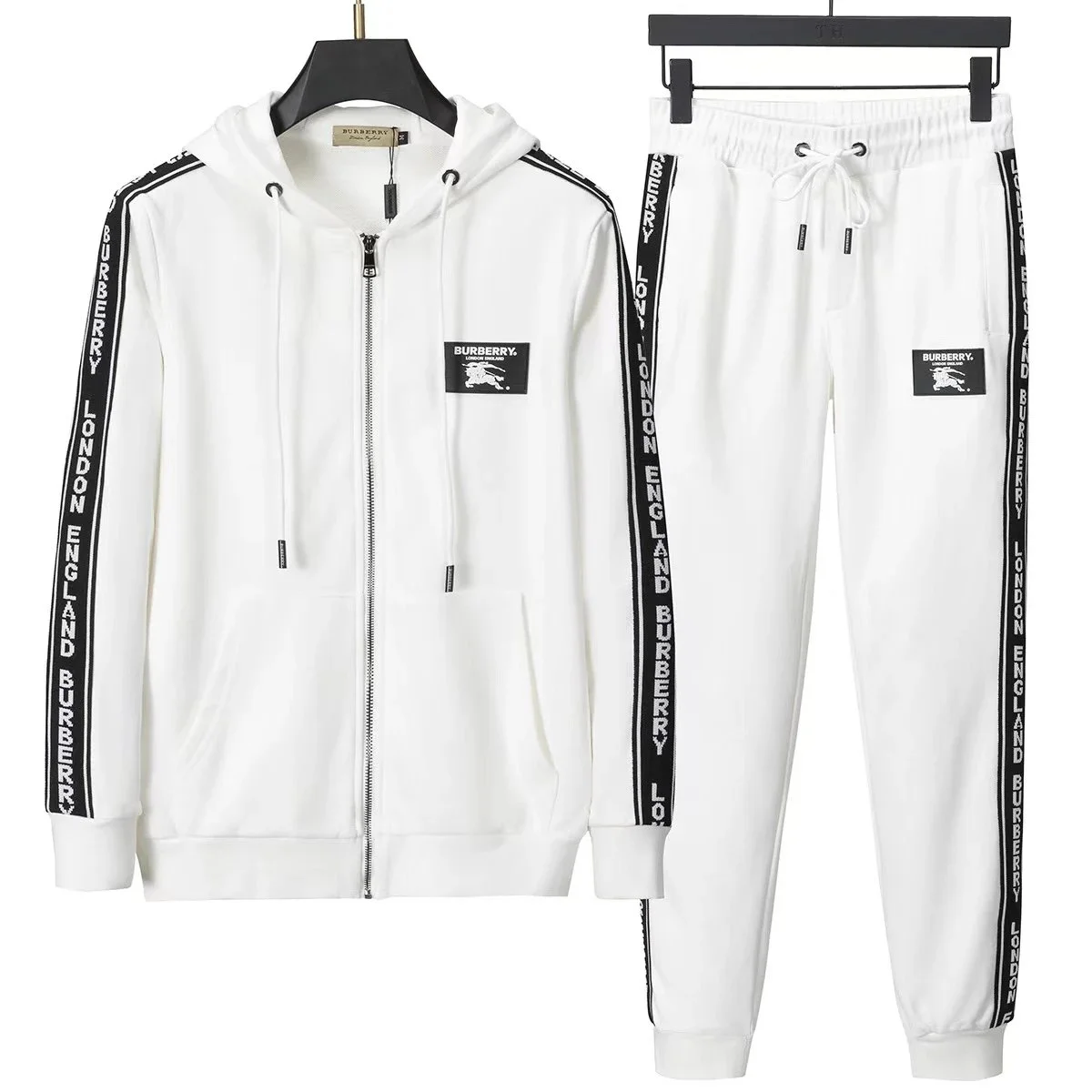 Burberry White London Tracksuit Set