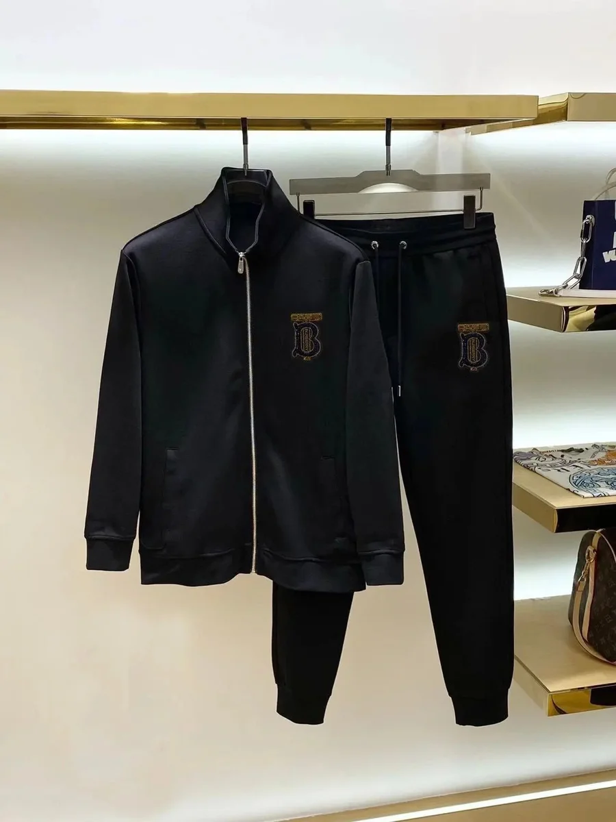 Burberry TB Monogram Black Track Suit