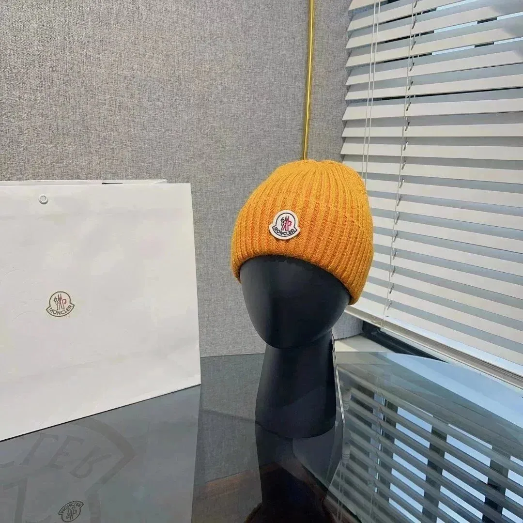 Moncler Beanie Yellow Headwear