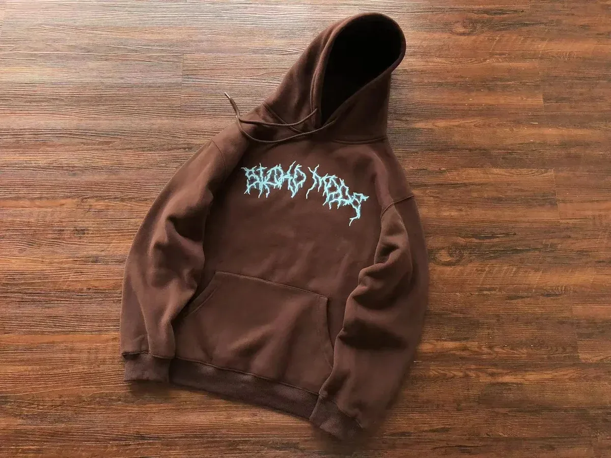 Unisex Brown 'Blood Melt' Hoodie