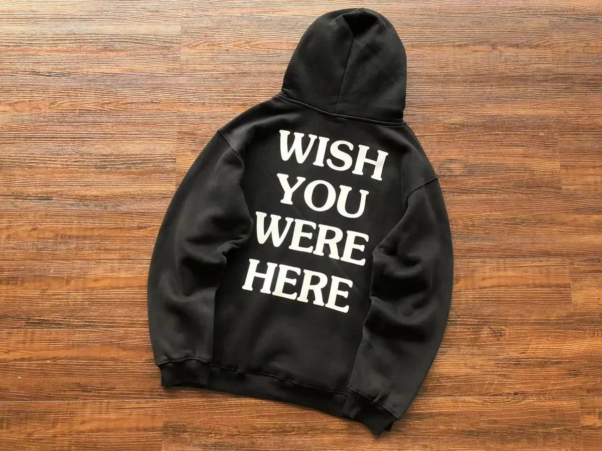 Black 'Wish You Were Here' Hoodie