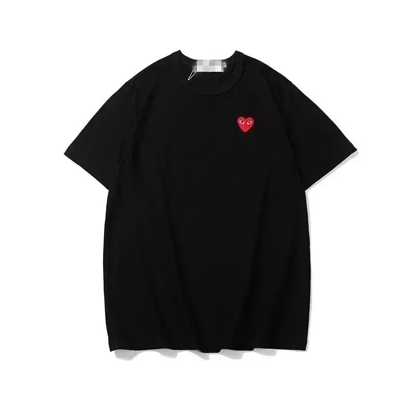Comme des Garçons Heart Logo Black T-Shirt